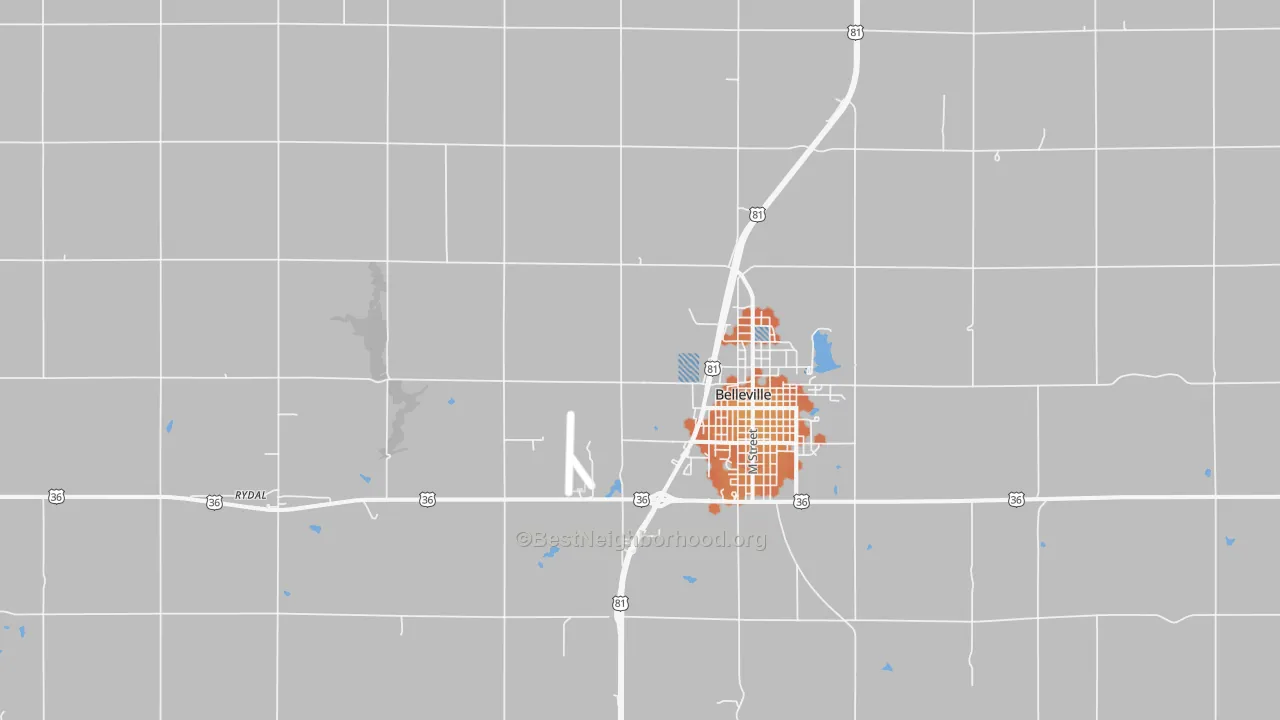Bike Grade map of Norway, KS