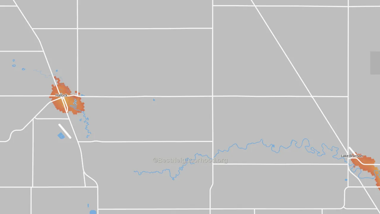 Bike Grade map of Noyes, MN