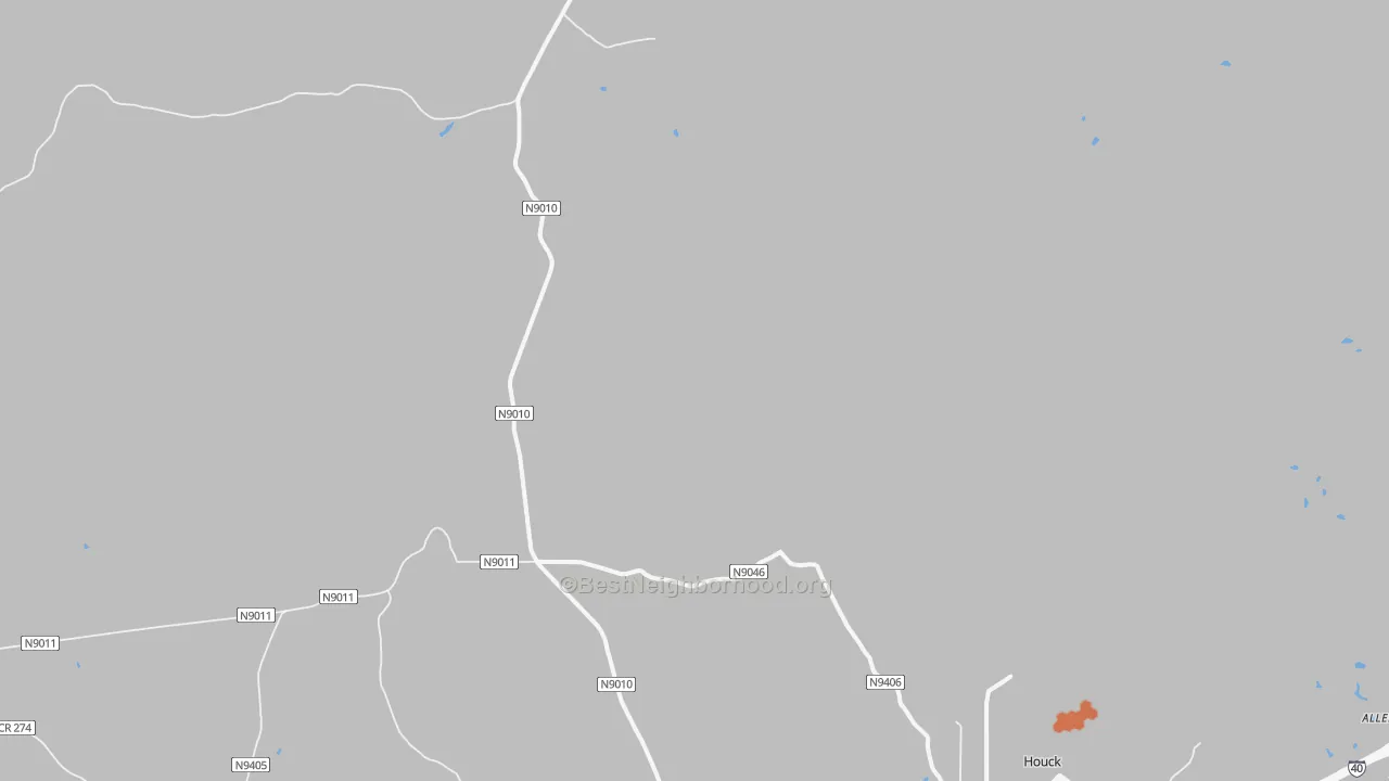 Bike Grade map of Oak Springs, AZ