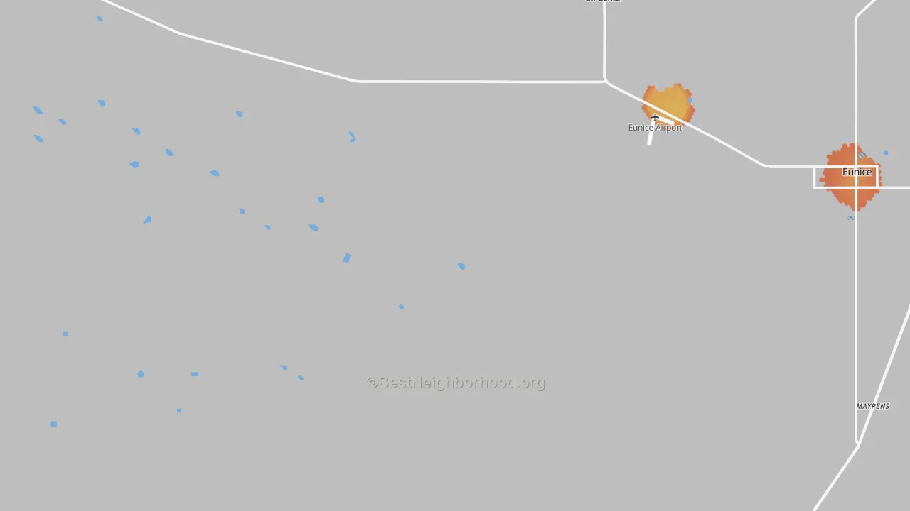 Bike Grade map of Oil Center, NM
