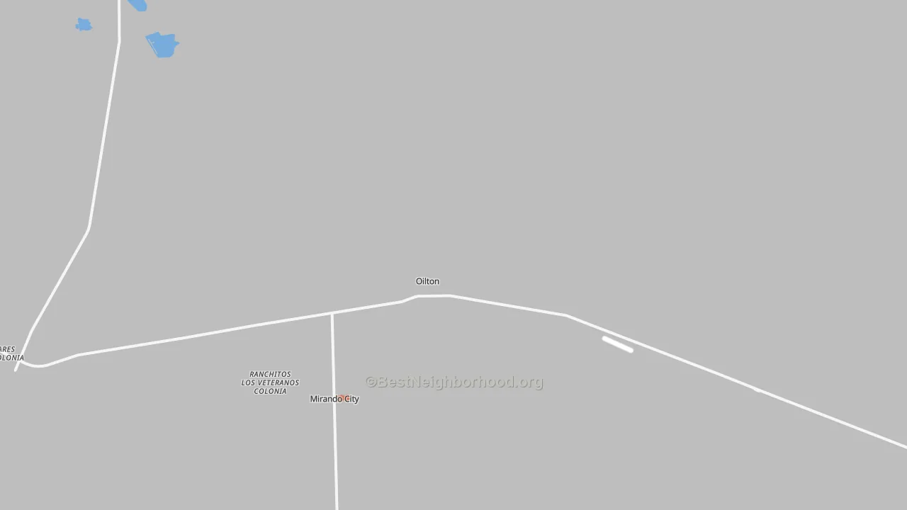 Bike Grade map of Oilton, TX
