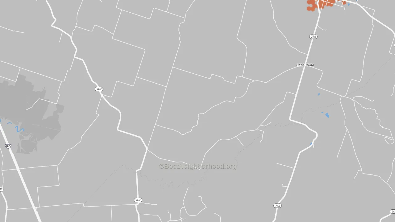 Bike Grade map of Oklahoma, KY