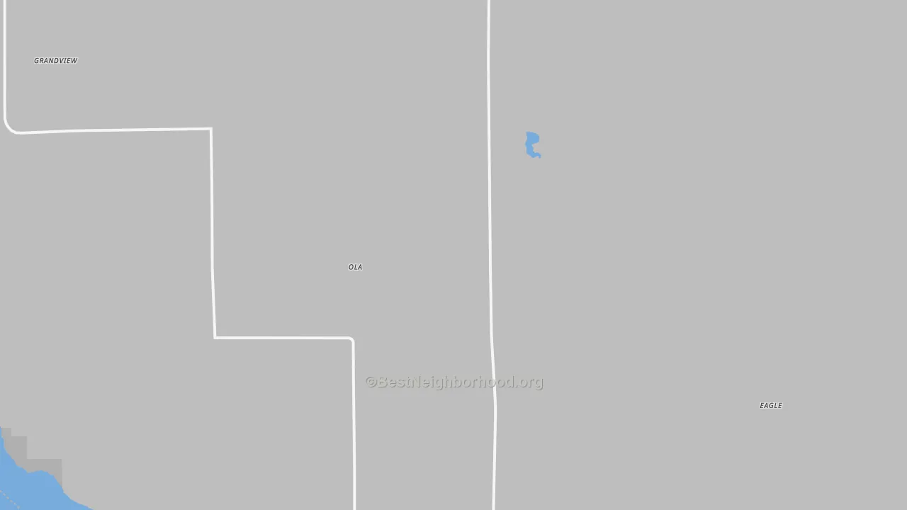 Bike Grade map of Ola, SD