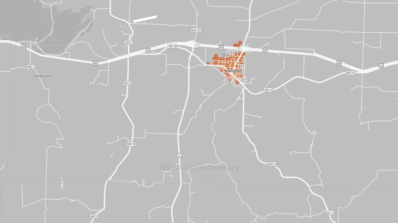 Bike Grade map of Olathia, MO