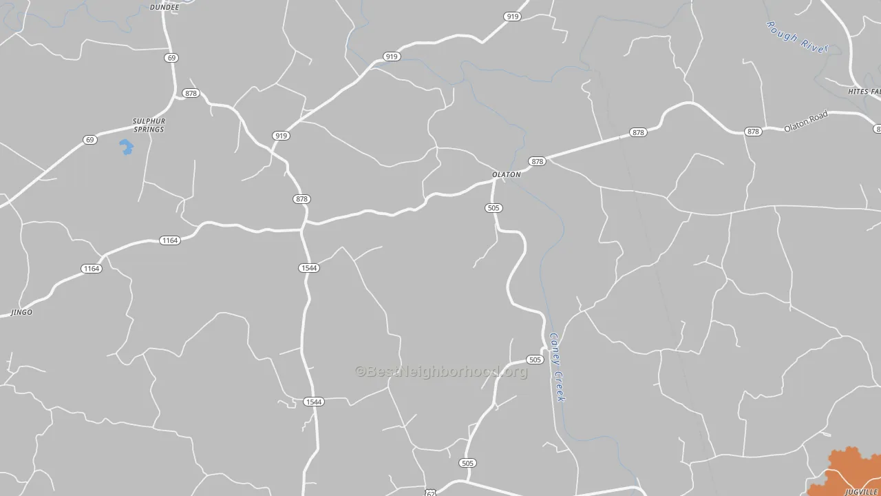 Bike Grade map of Olaton, KY