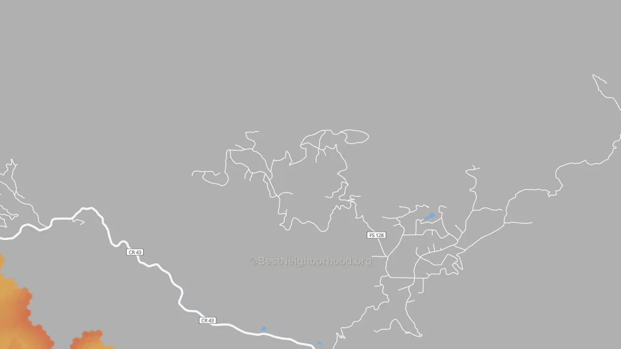 Bike Grade map of Olympus Heights, CO
