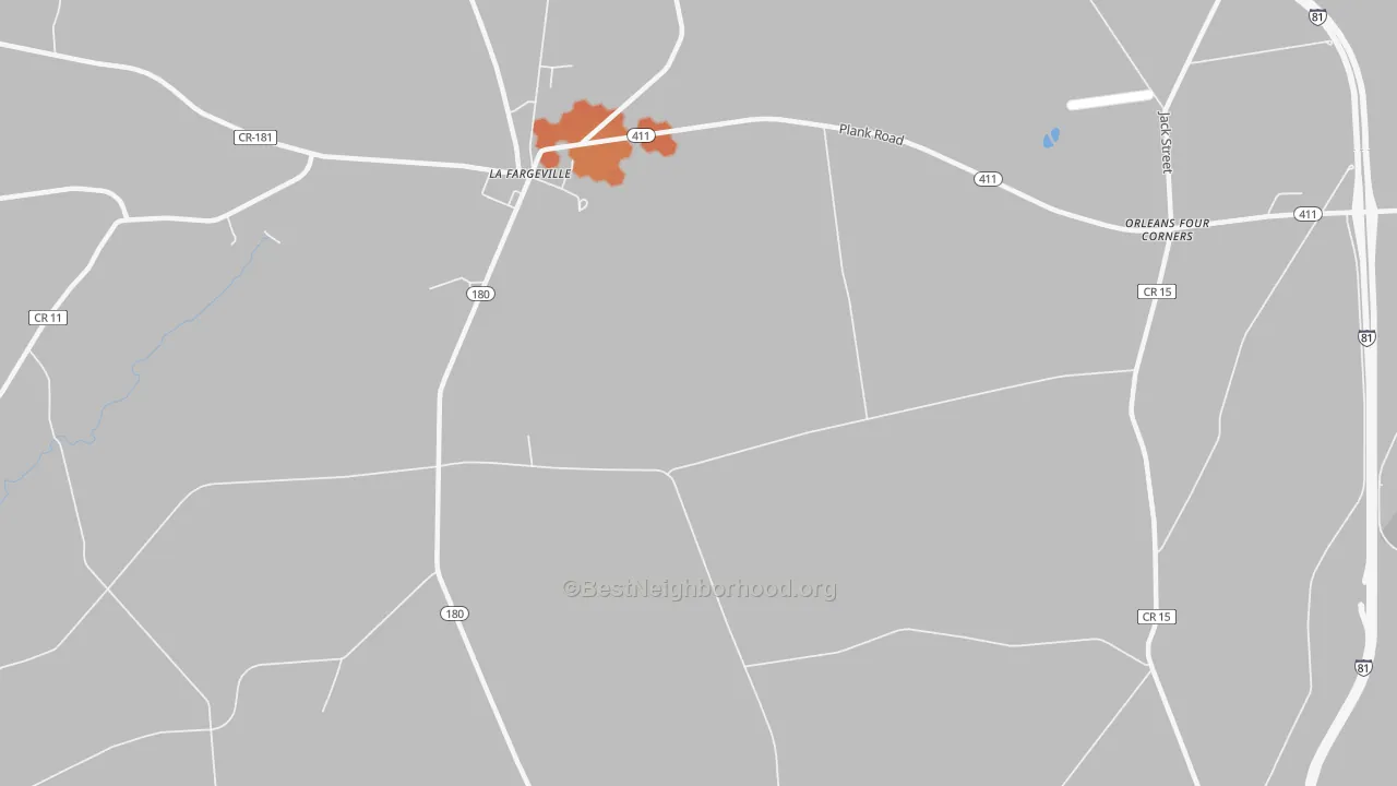 Bike Grade map of Omar, NY