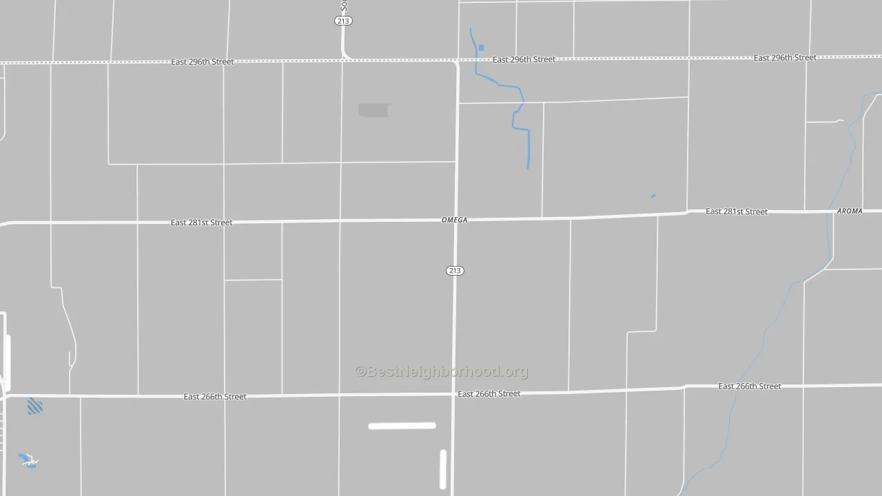Bike Grade map of Omega, IN