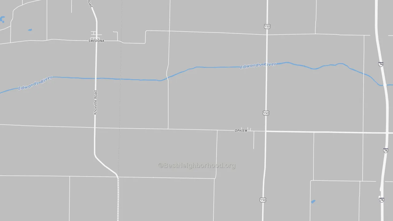 Bike Grade map of Opheim, IL