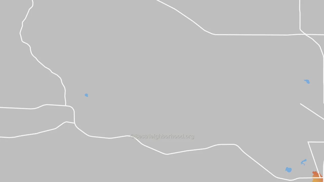 Bike Grade map of Orchard Valley, WY