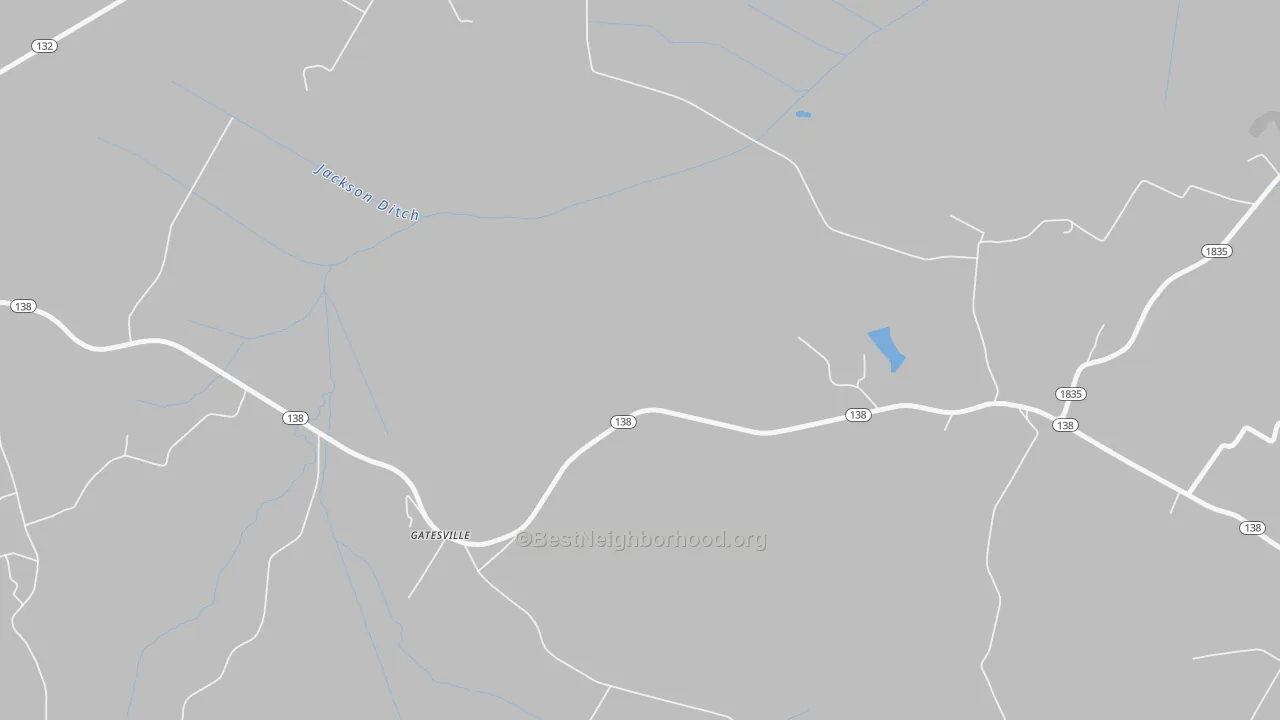 Bike Grade map of Ortiz, KY