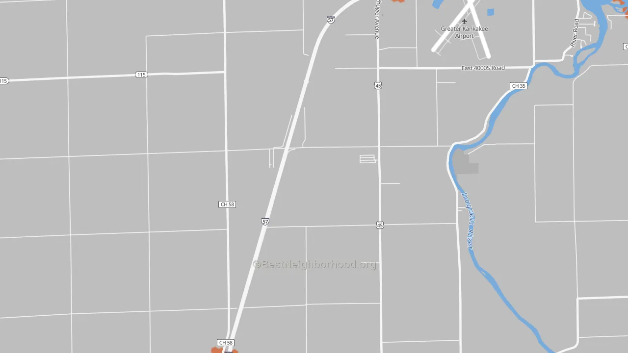 Bike Grade map of Otto, IL