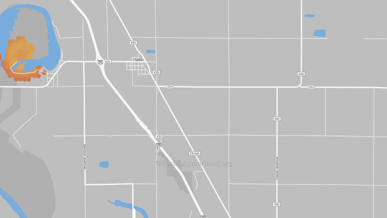 Bike Grade map of Owego, IA