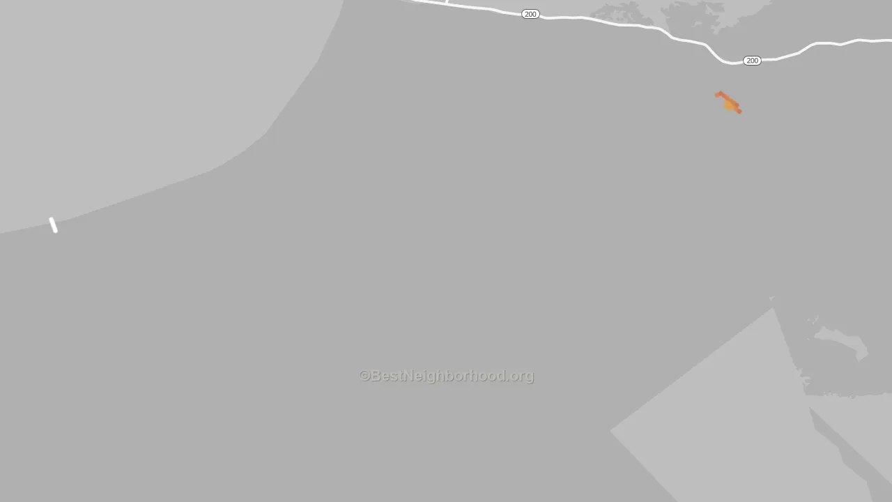 Bike Grade map of Paauhau, HI
