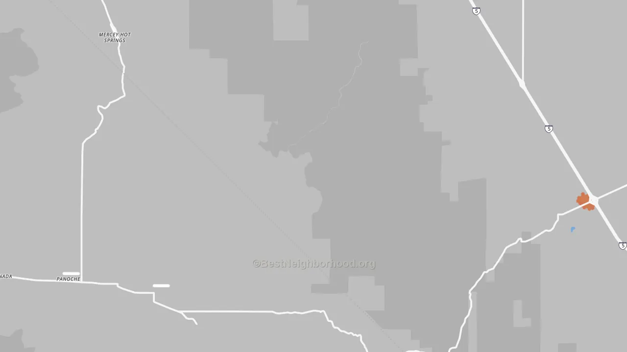 Bike Grade map of Panoche, CA