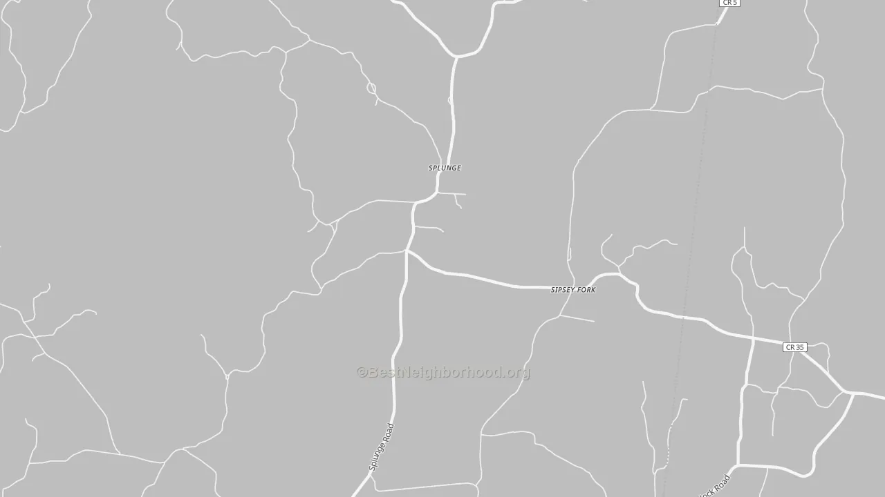 Bike Grade map of Parham, MS