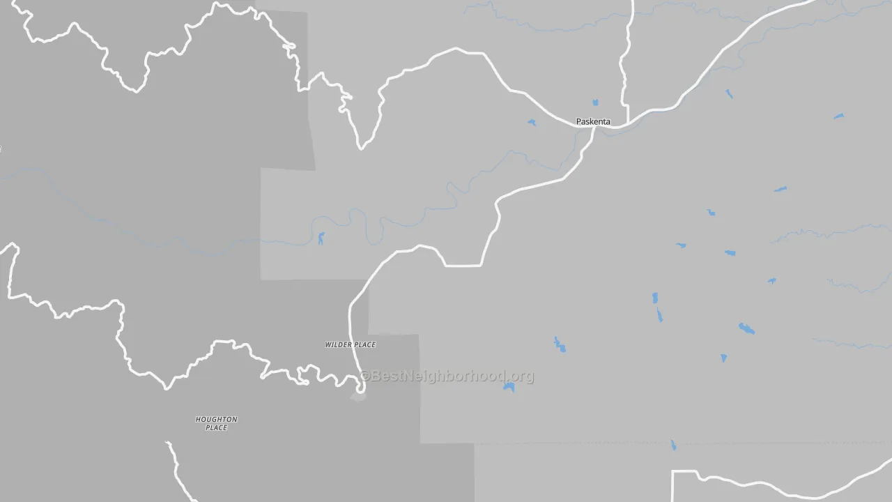 Bike Grade map of Paskenta, CA