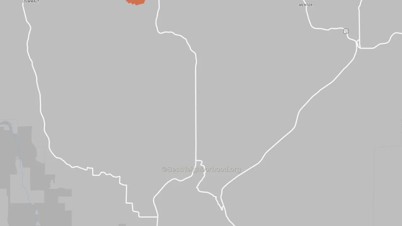 Bike Grade map of Pataha, WA
