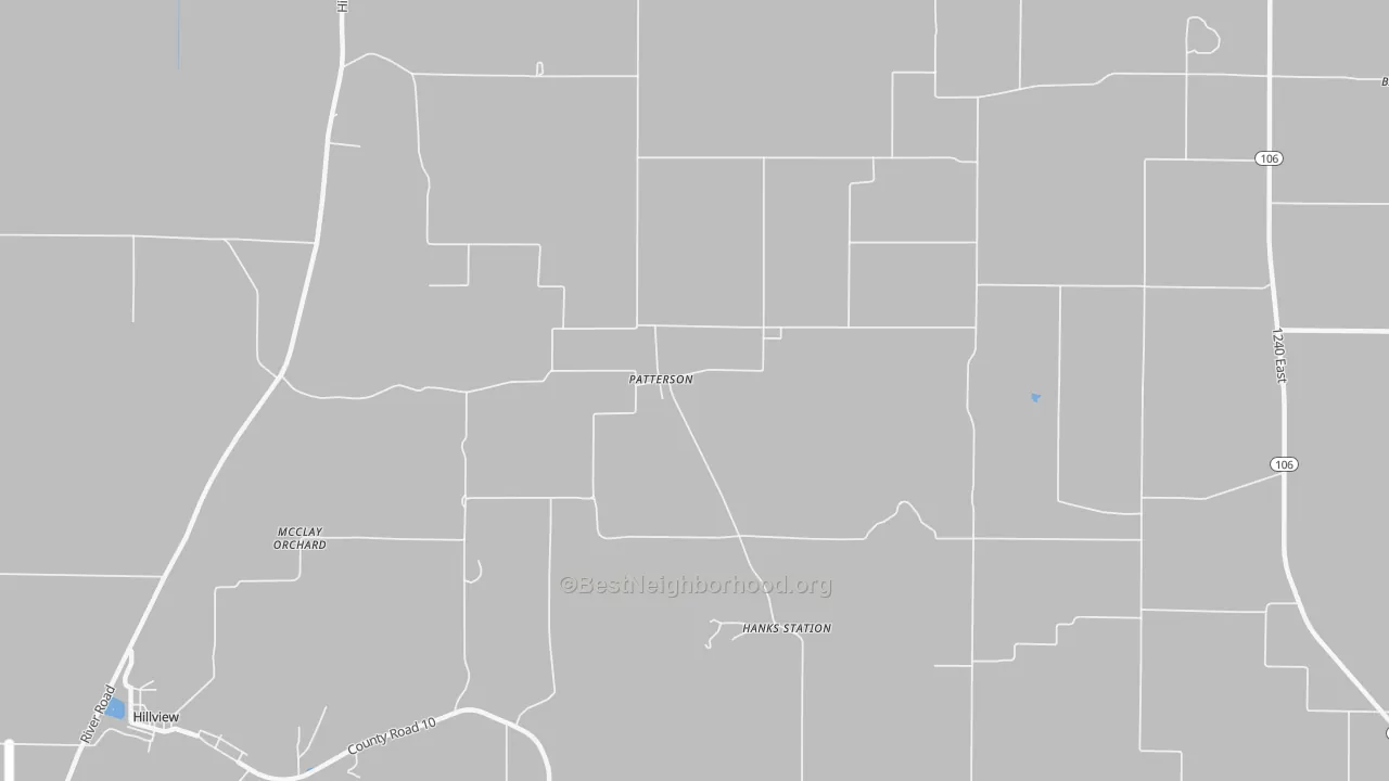 Bike Grade map of Patterson, IL