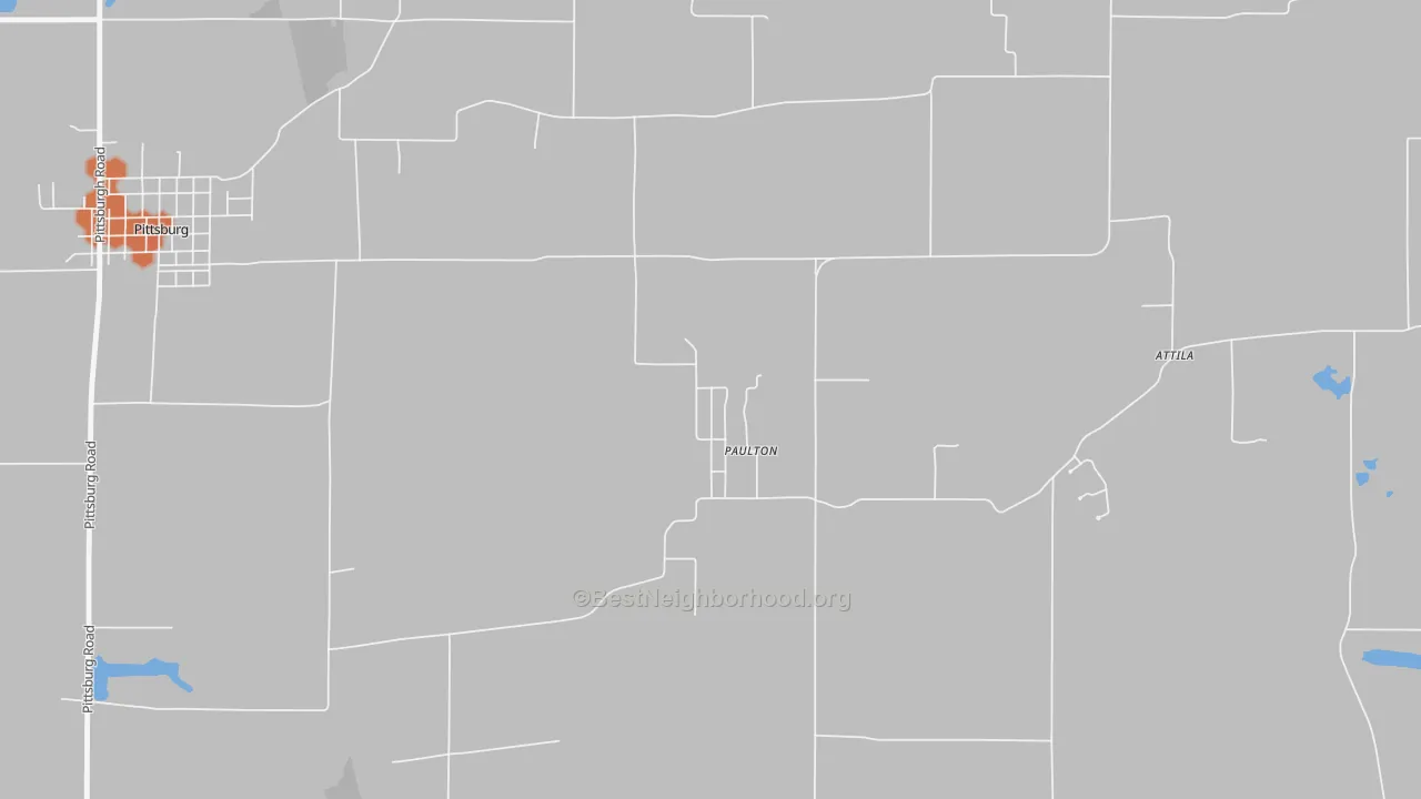 Bike Grade map of Paulton, IL