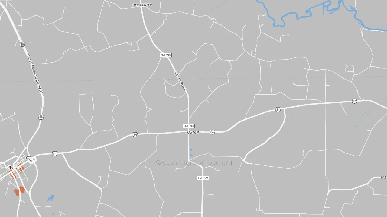 Bike Grade map of Paxton, TX