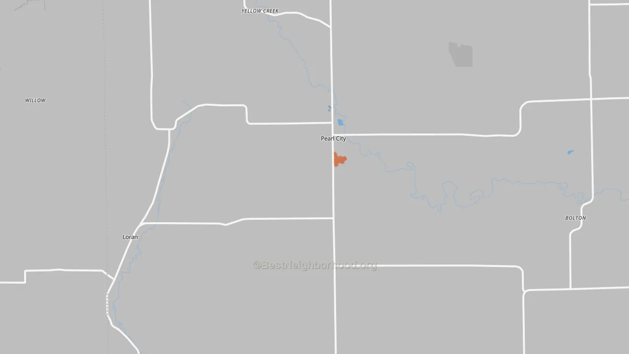 Bike Grade map of Pearl City, IL