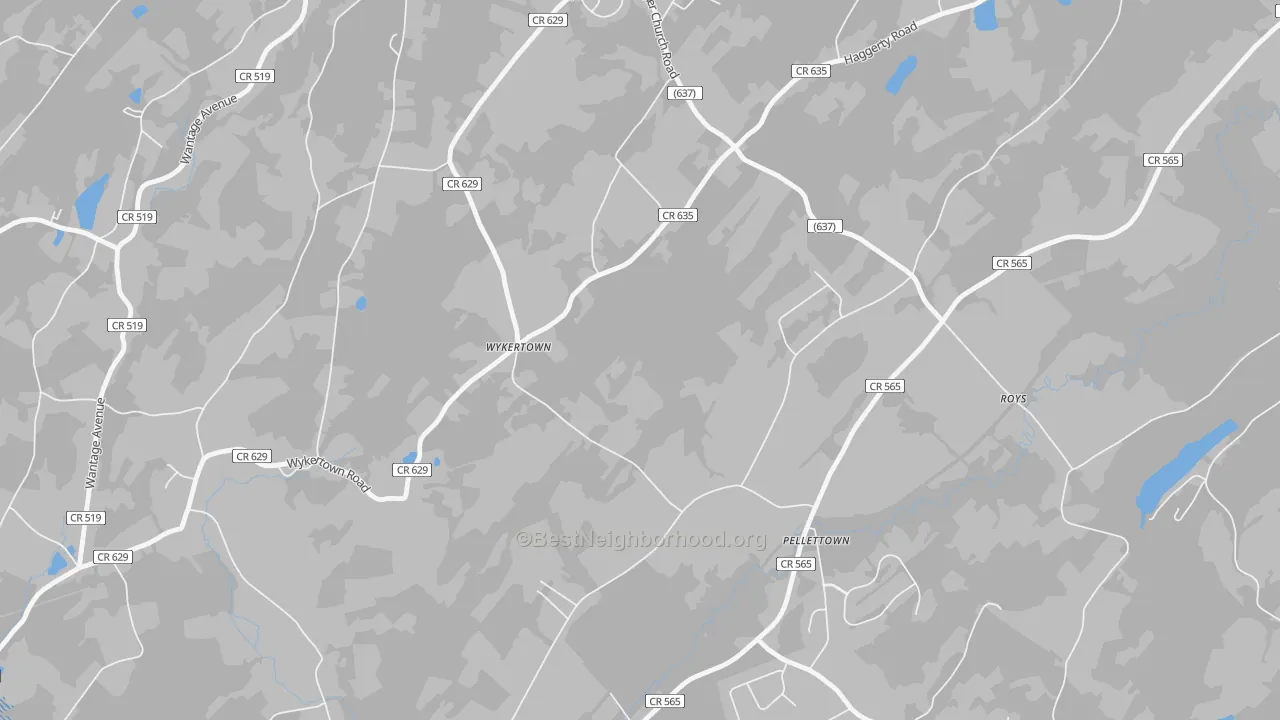 Bike Grade map of Pellettown, NJ