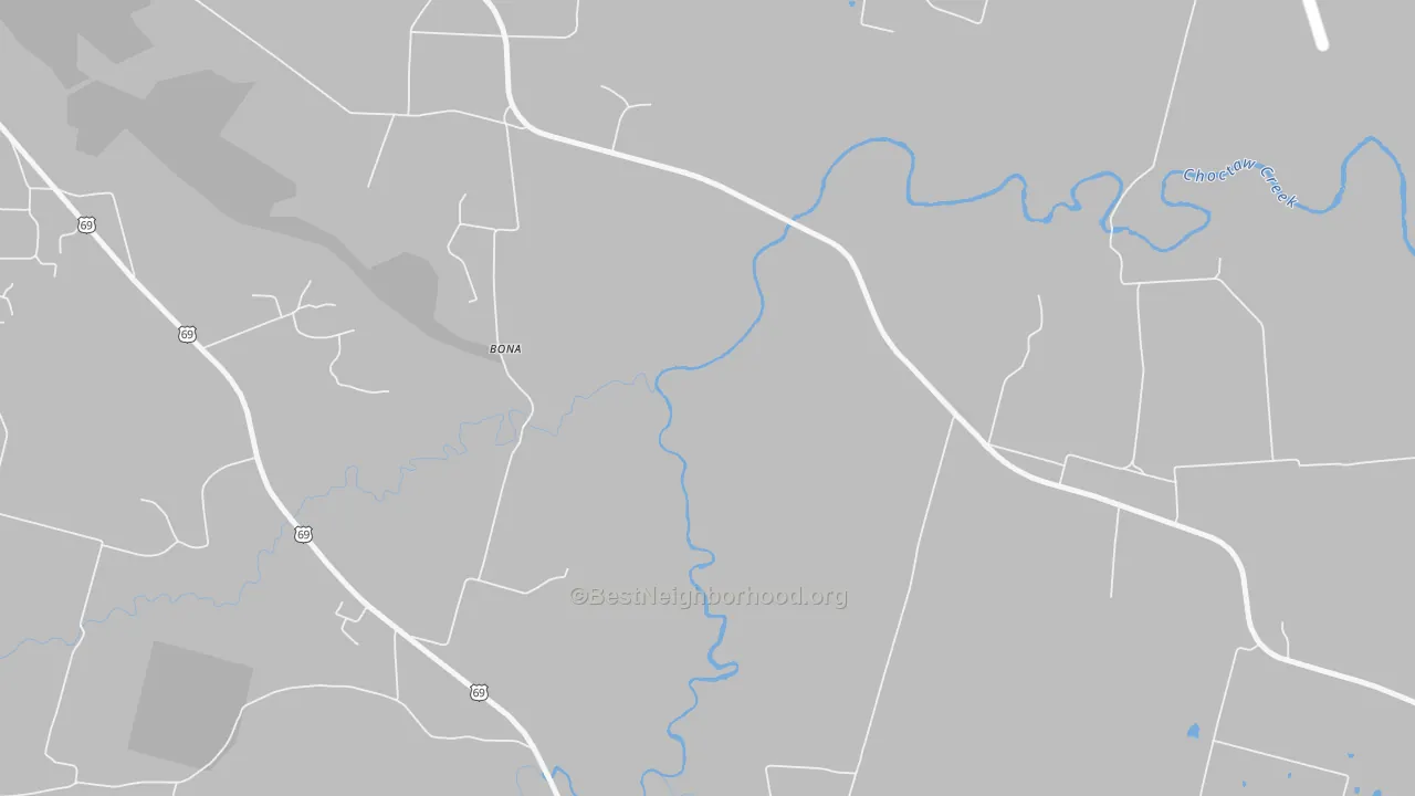 Bike Grade map of Penland, TX