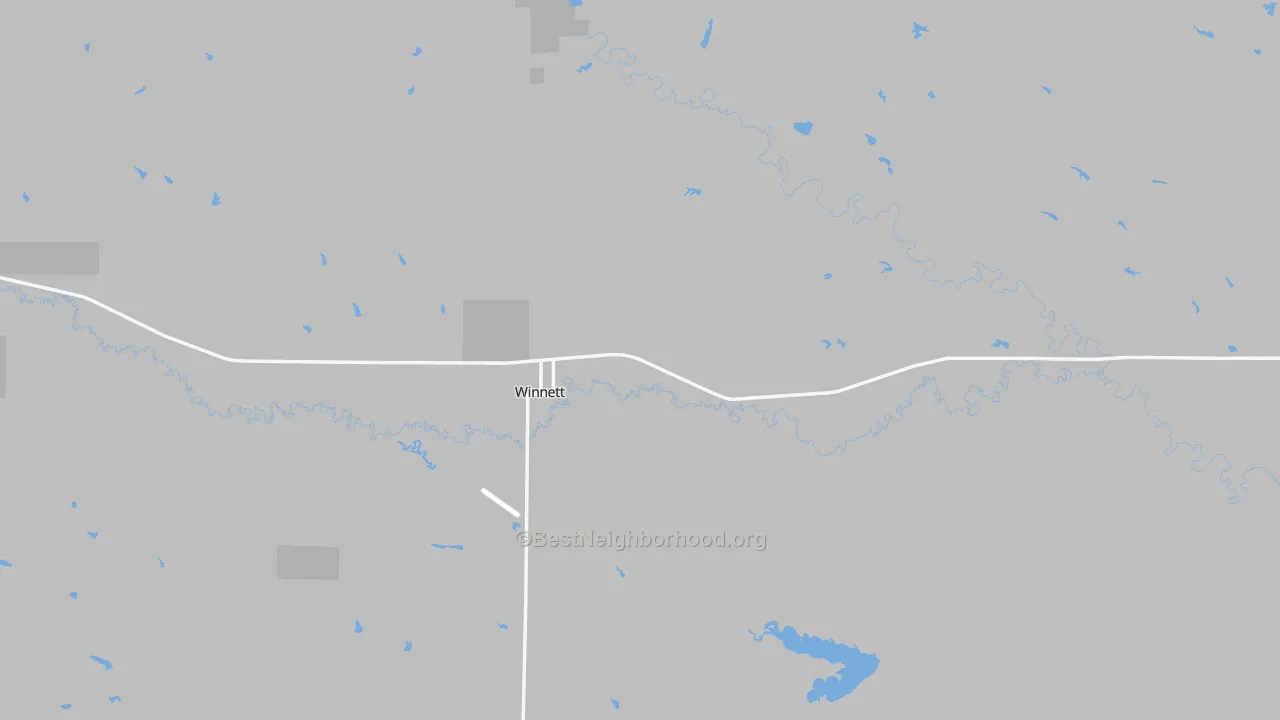 Bike Grade map of Petroleum County, MT