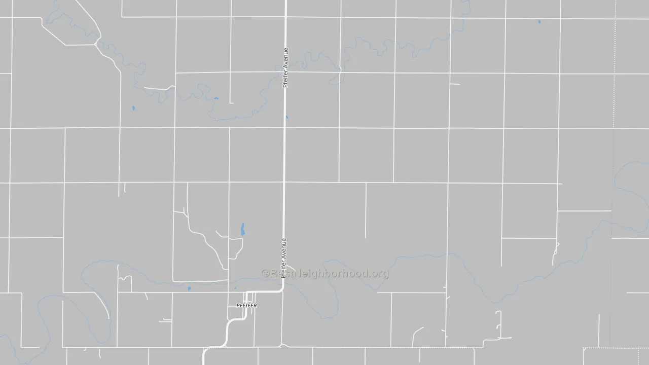 Bike Grade map of Pfeifer, KS