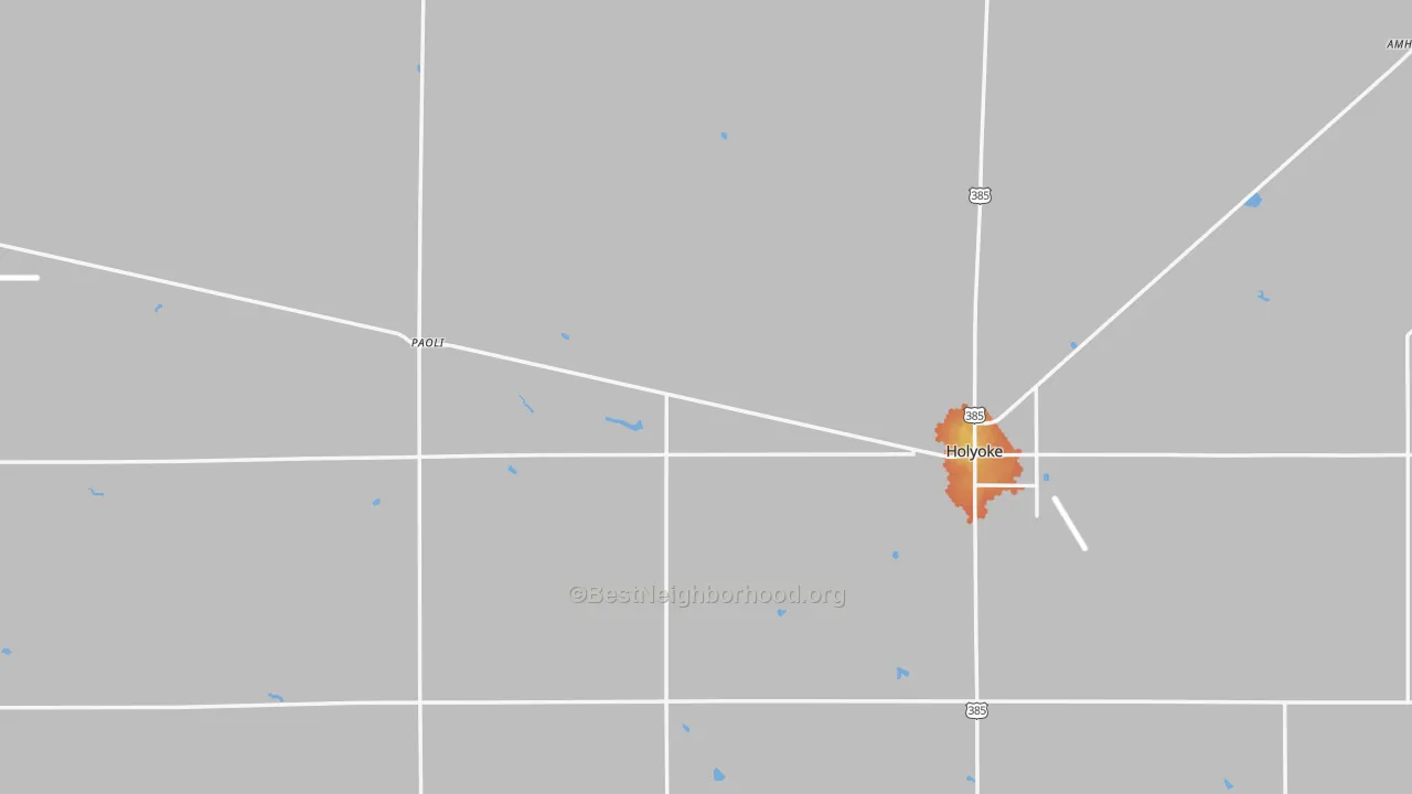Bike Grade map of Phillips County, CO