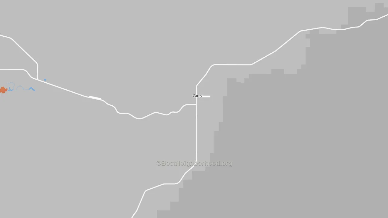 Bike Grade map of Picabo, ID