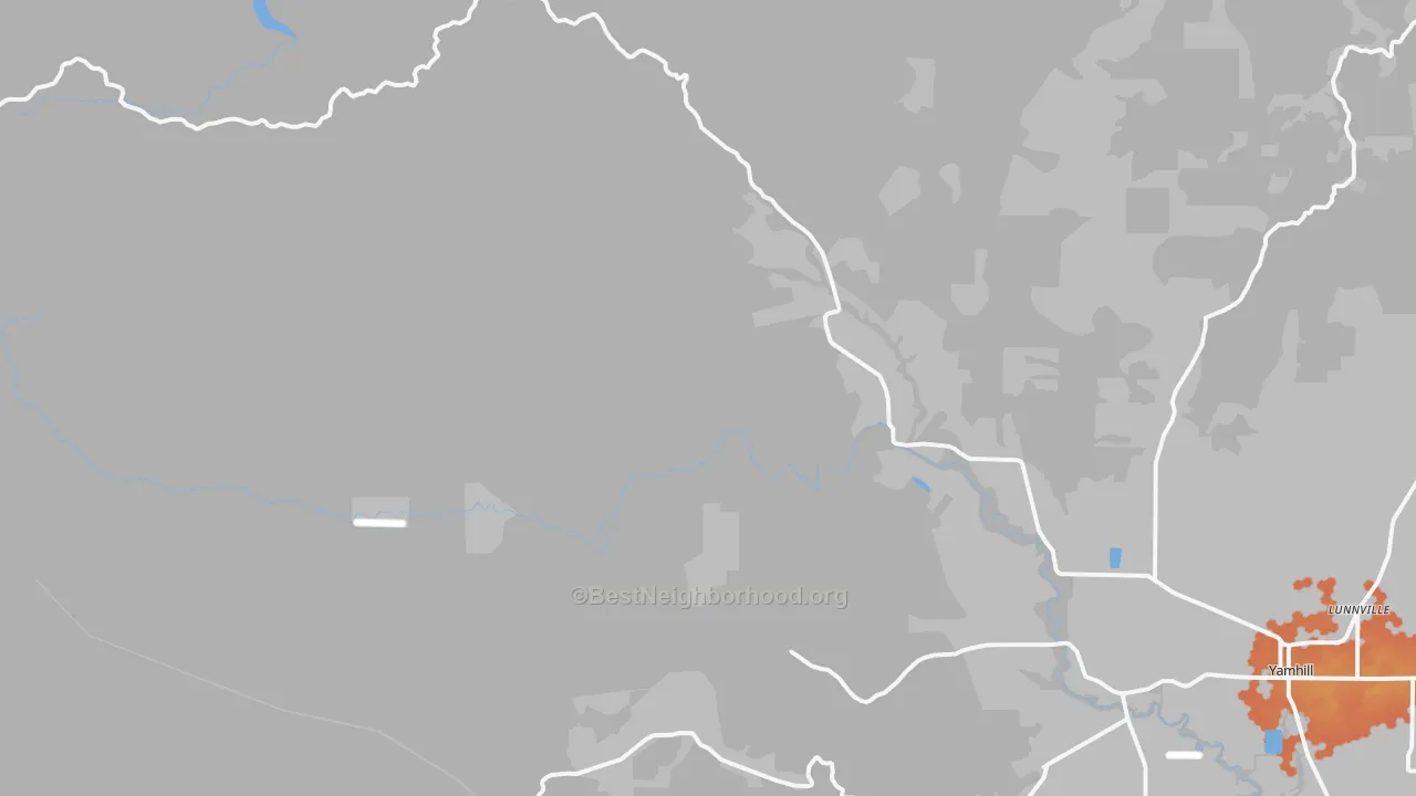 Bike Grade map of Pike, OR