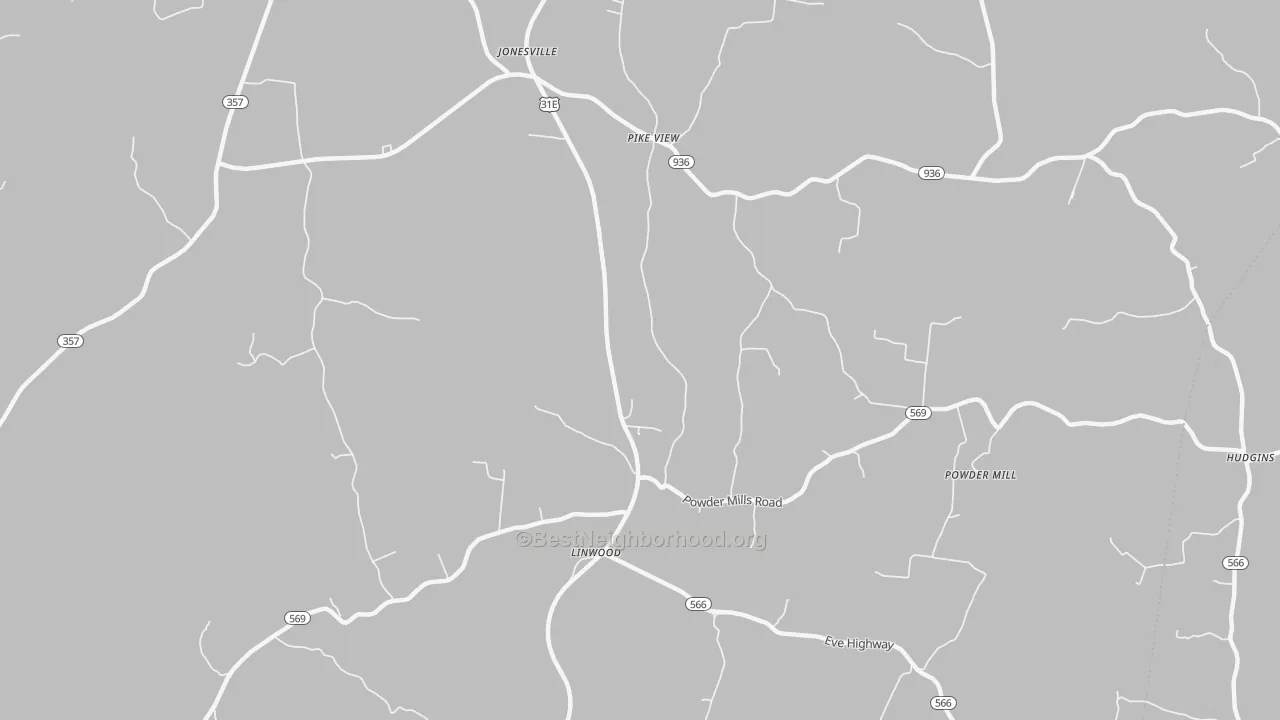 Bike Grade map of Pike View, KY