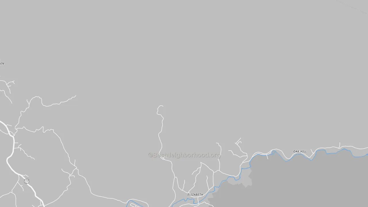 Bike Grade map of Pilot Mountain, TN