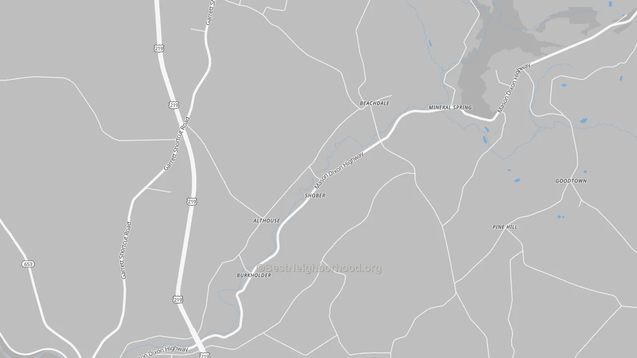 Bike Grade map of Pine Hill, PA