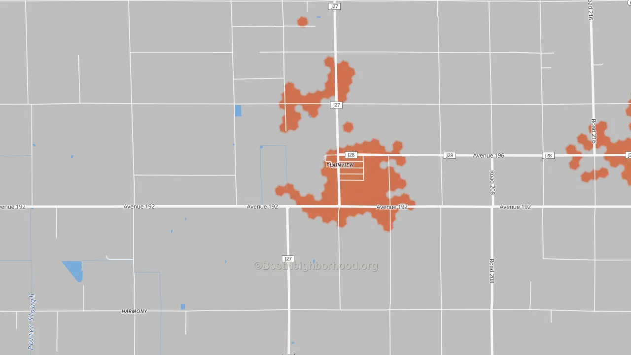 Bike Grade map of Plainview, CA