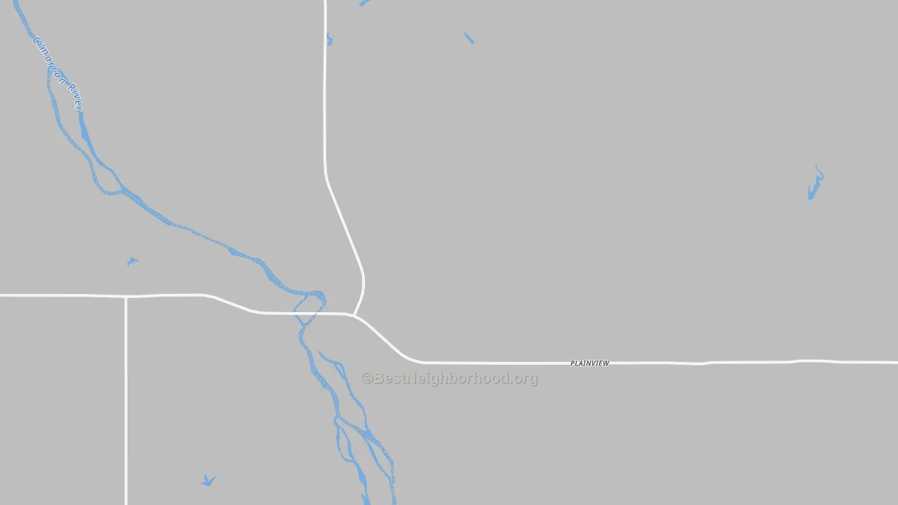 Bike Grade map of Plainview, OK