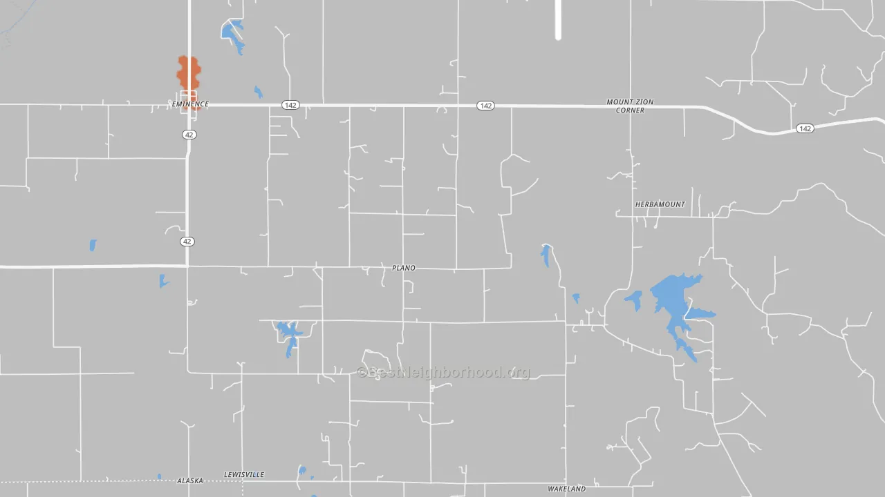 Bike Grade map of Plano, IN