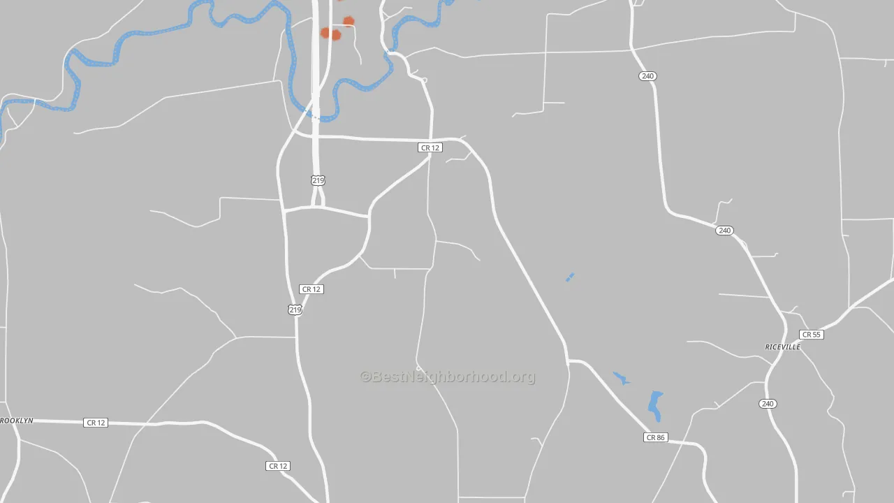 Bike Grade map of Plato, NY