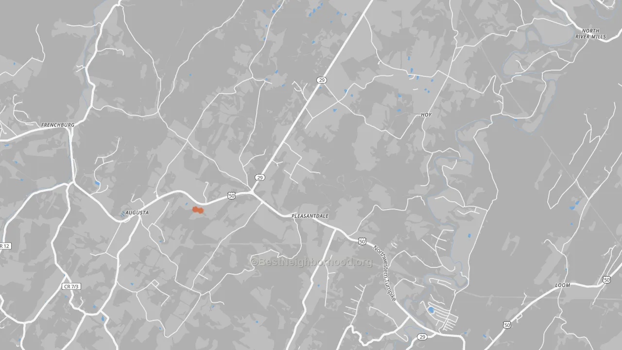 Bike Grade map of Pleasantdale, WV