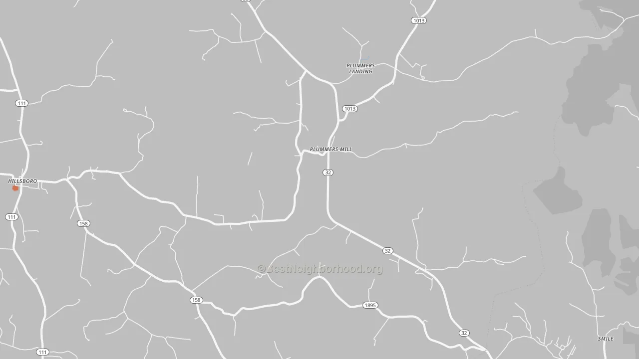 Bike Grade map of Plummers Mill, KY