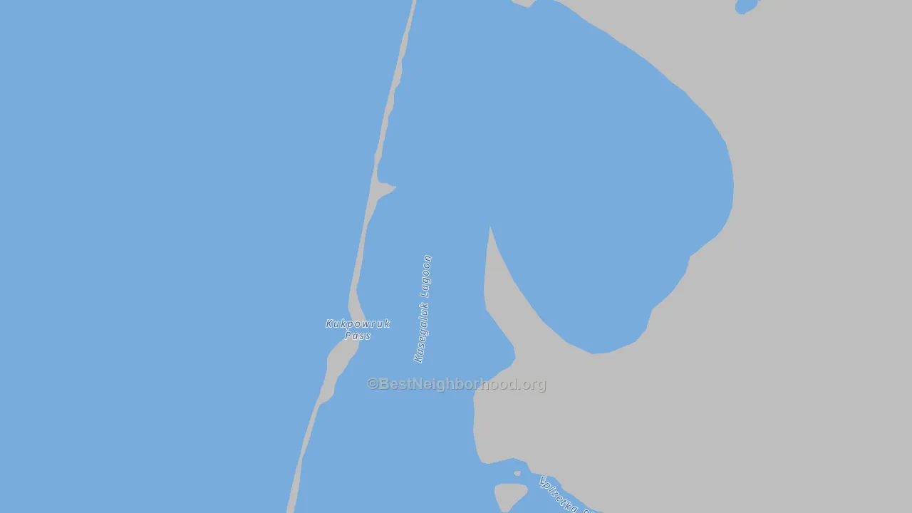 Bike Grade map of Point Lay, AK