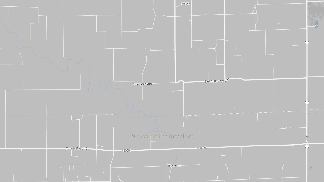 Bike Grade map of Port Jackson, IL