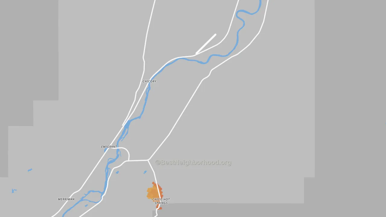 Bike Grade map of Pray, MT
