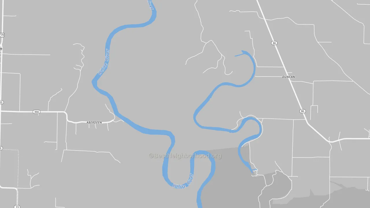 Bike Grade map of Preston Ferry, AR