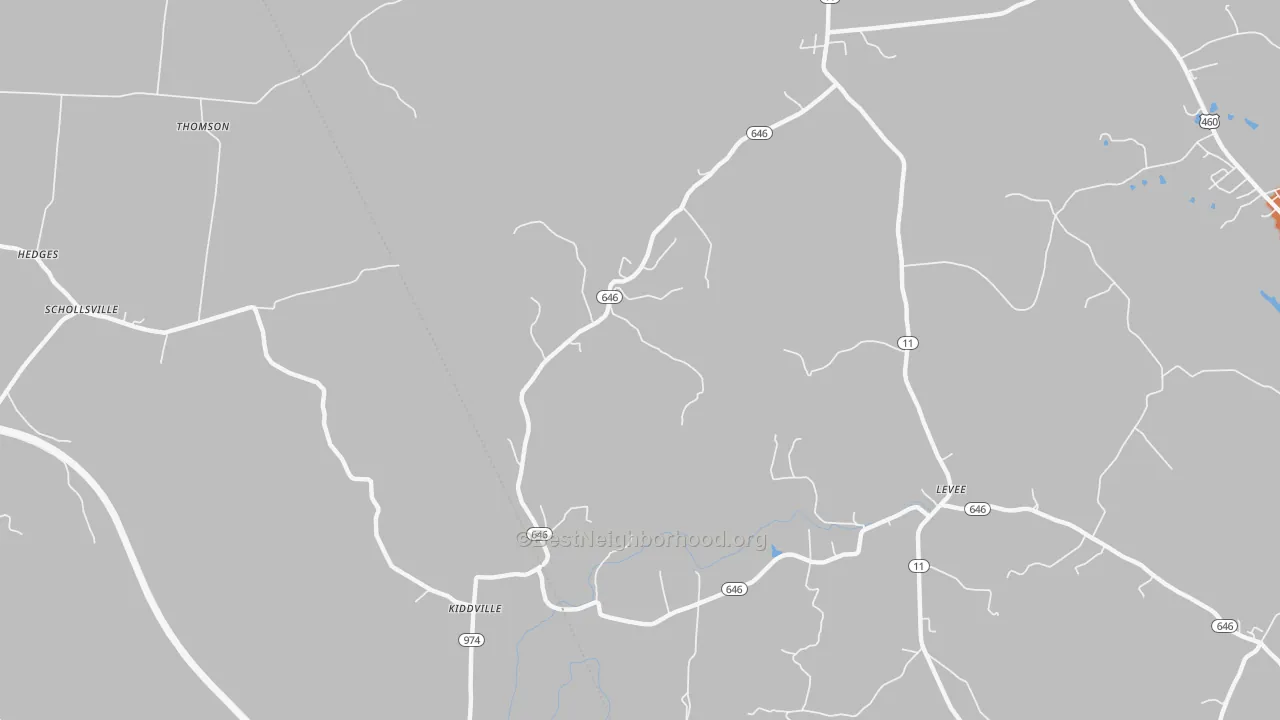 Bike Grade map of Prewitt, KY