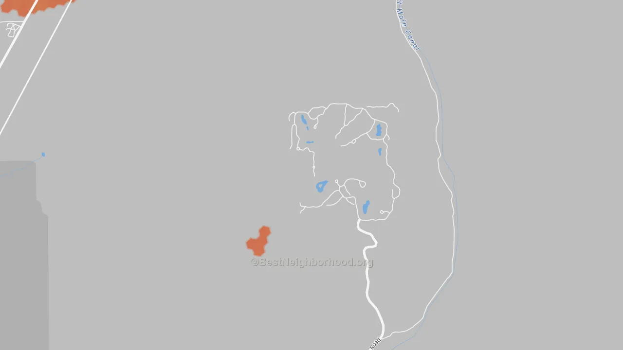 Bike Grade map of Pronghorn, OR