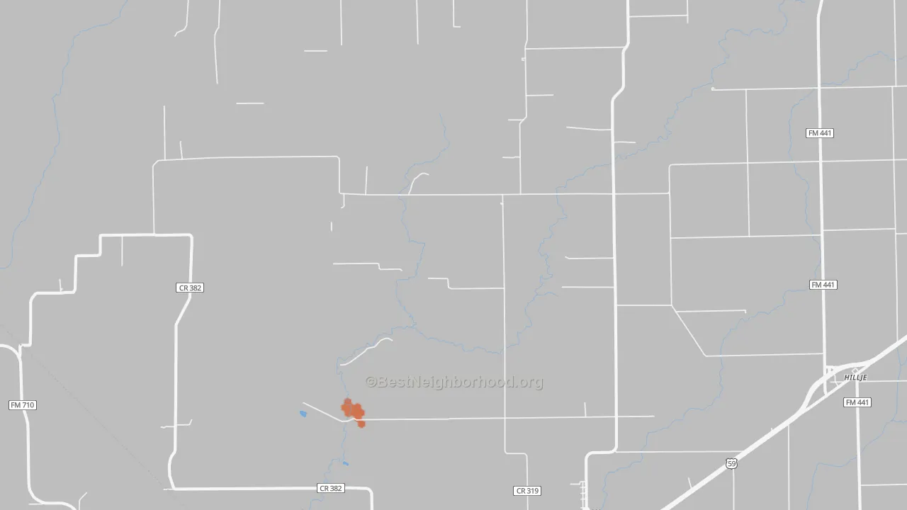 Bike Grade map of Provident City, TX