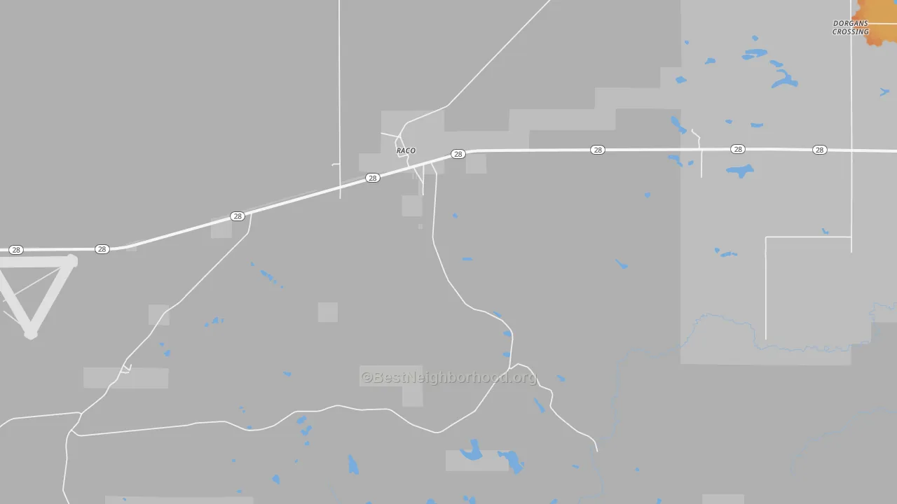Bike Grade map of Raco, MI